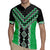 Green Niho Taniwha Mix Poutama Rugby Jersey Unique Taniko Aotearoa