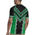 Green Niho Taniwha Mix Poutama Rugby Jersey Unique Taniko Aotearoa