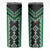 Green Niho Taniwha Mix Poutama Skinny Tumbler Unique Taniko Aotearoa