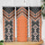 Orange Niho Taniwha Mix Poutama Skinny Tumbler Unique Taniko Aotearoa