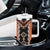 Orange Niho Taniwha Mix Poutama Tumbler With Handle Unique Taniko Aotearoa