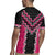 Pink Niho Taniwha Mix Poutama Rugby Jersey Unique Taniko Aotearoa