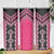 Pink Niho Taniwha Mix Poutama Skinny Tumbler Unique Taniko Aotearoa