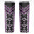 Purple Niho Taniwha Mix Poutama Skinny Tumbler Unique Taniko Aotearoa