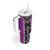 Purple Niho Taniwha Mix Poutama Tumbler With Handle Unique Taniko Aotearoa