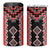 Red Niho Taniwha Mix Poutama 4 in 1 Can Cooler Tumbler Unique Taniko Aotearoa