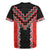 Red Niho Taniwha Mix Poutama Rugby Jersey Unique Taniko Aotearoa