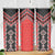 Red Niho Taniwha Mix Poutama Skinny Tumbler Unique Taniko Aotearoa