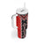 Red Niho Taniwha Mix Poutama Tumbler With Handle Unique Taniko Aotearoa