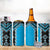 Sky Blue Niho Taniwha Mix Poutama 4 in 1 Can Cooler Tumbler Unique Taniko Aotearoa