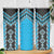 Sky Blue Niho Taniwha Mix Poutama Skinny Tumbler Unique Taniko Aotearoa