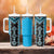 Sky Blue Niho Taniwha Mix Poutama Tumbler With Handle Unique Taniko Aotearoa