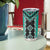 Teal Niho Taniwha Mix Poutama Tumbler Cup Unique Taniko Aotearoa