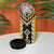 Yellow Niho Taniwha Mix Poutama 4 in 1 Can Cooler Tumbler Unique Taniko Aotearoa