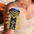 Yellow Niho Taniwha Mix Poutama 4 in 1 Can Cooler Tumbler Unique Taniko Aotearoa