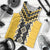 Yellow Niho Taniwha Mix Poutama Men Tank Top Unique Taniko Aotearoa