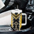 Yellow Niho Taniwha Mix Poutama Tumbler With Handle Unique Taniko Aotearoa
