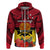 Personalised Papua New Guinea Hoodie Bird Of Paradise Mix Polynesian Pattern LT01 - Polynesian Pride