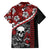 Hawaii Halloween Hawaiian Shirt Hibiscus Skull Kakau Pattern LT01 - Polynesian Pride