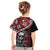 Hawaii Halloween Kid T Shirt Hibiscus Skull Kakau Pattern LT01 - Polynesian Pride