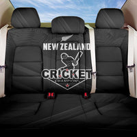 New Zealand Cricket Back Car Seat Cover Aotearoa Black Cap Come On