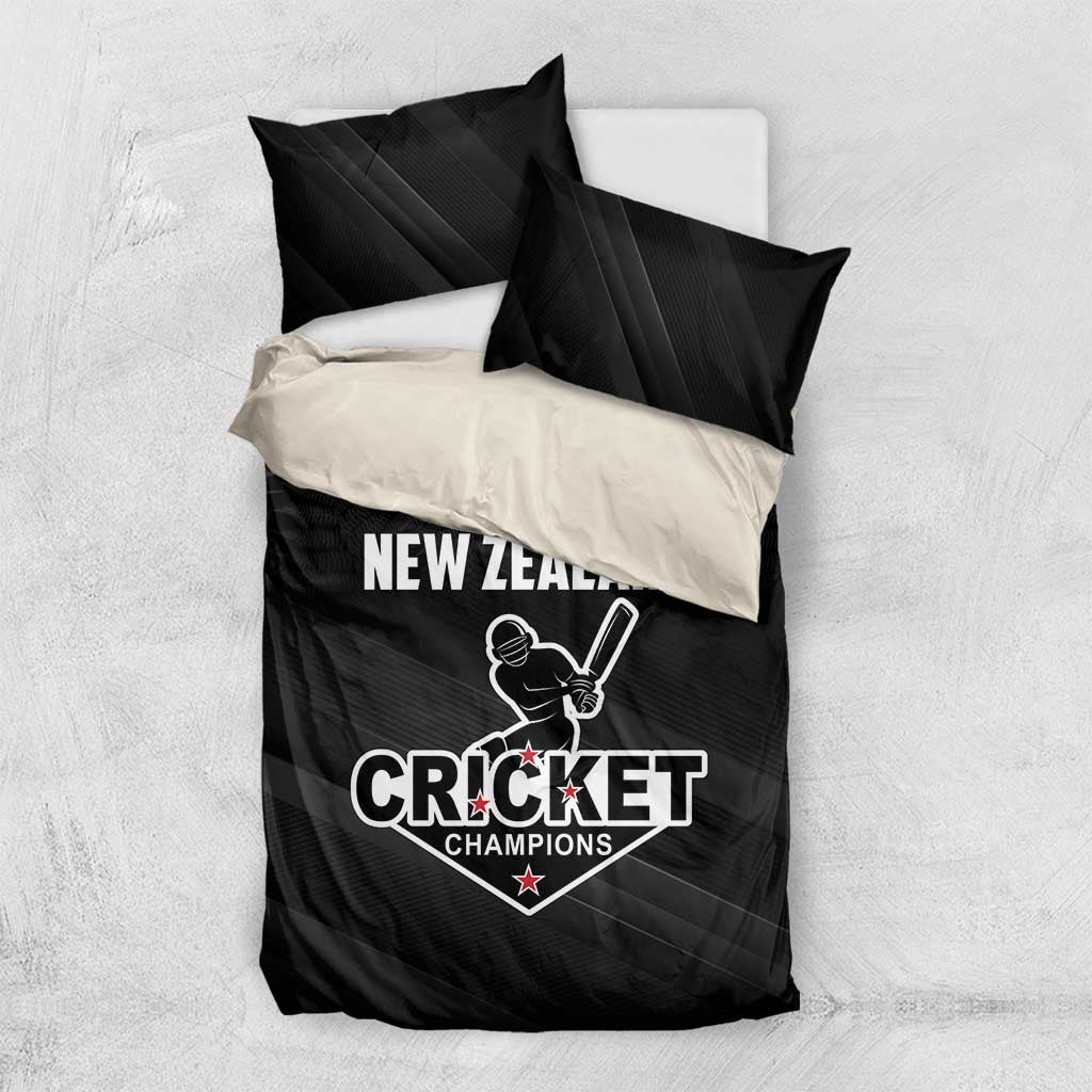 New Zealand Cricket Bedding Set Aotearoa Black Cap Come On