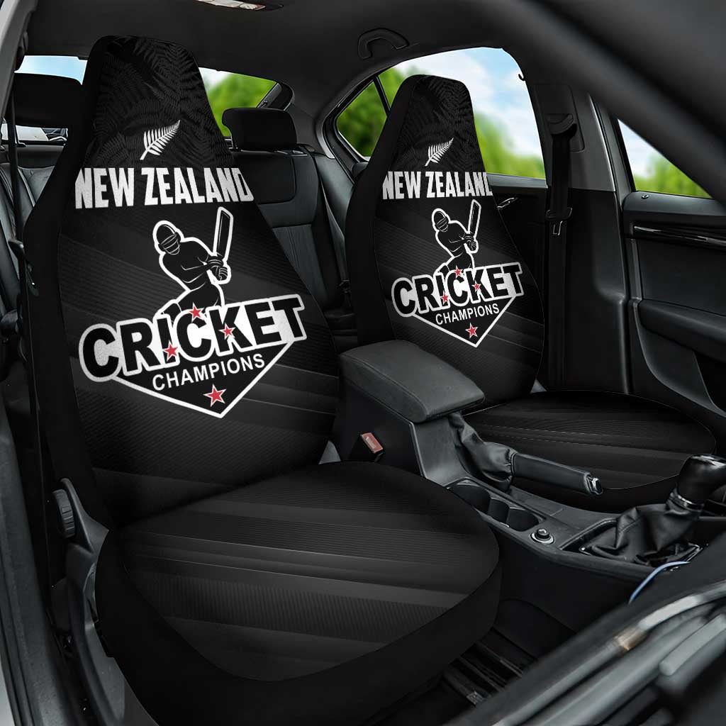 New Zealand Cricket Car Seat Cover Aotearoa Black Cap Come On