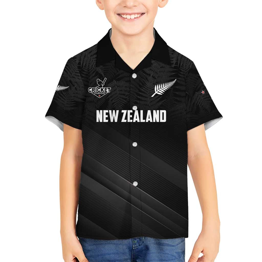Custom New Zealand Cricket Family Matching Summer Maxi Dress and Hawaiian Shirt Aotearoa Black Cap Come On