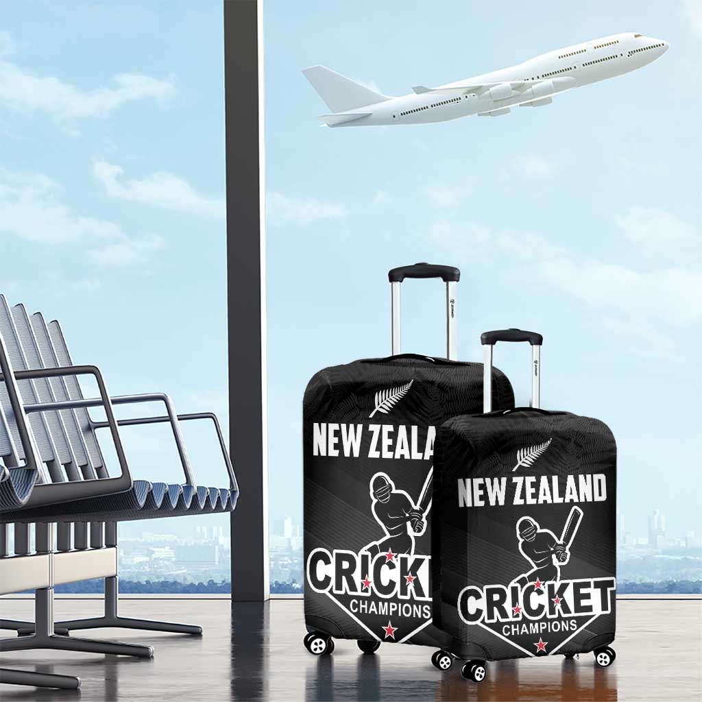 New Zealand Cricket Luggage Cover Aotearoa Black Cap Come On