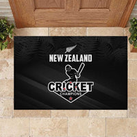 New Zealand Cricket Rubber Doormat Aotearoa Black Cap Come On