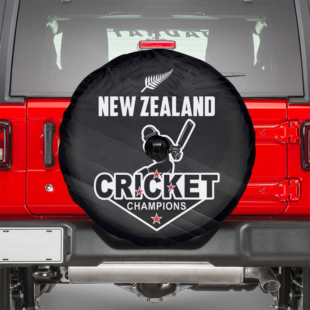 New Zealand Cricket Spare Tire Cover Aotearoa Black Cap Come On