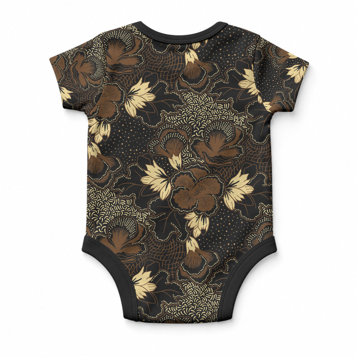 Javanese Batik Semen Baby Onesie Indonesian Traditional Pattern LT01 - Polynesian Pride