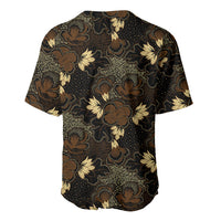 Javanese Batik Semen Baseball Jersey Indonesian Traditional Pattern LT01 - Polynesian Pride