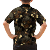 Javanese Batik Semen Family Matching Mermaid Dress and Hawaiian Shirt Indonesian Traditional Pattern