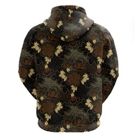 Javanese Batik Semen Hoodie Indonesian Traditional Pattern LT01 - Polynesian Pride