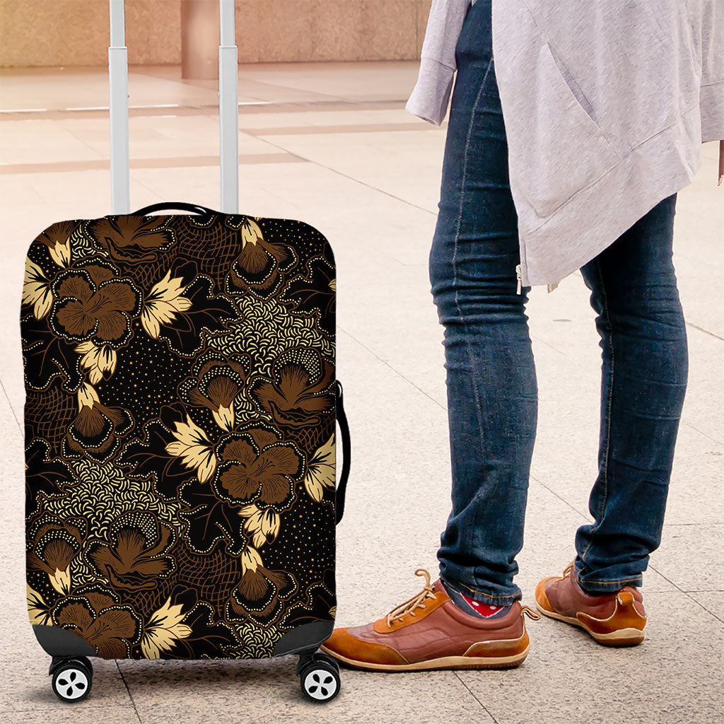 Javanese Batik Semen Luggage Cover Indonesian Traditional Pattern