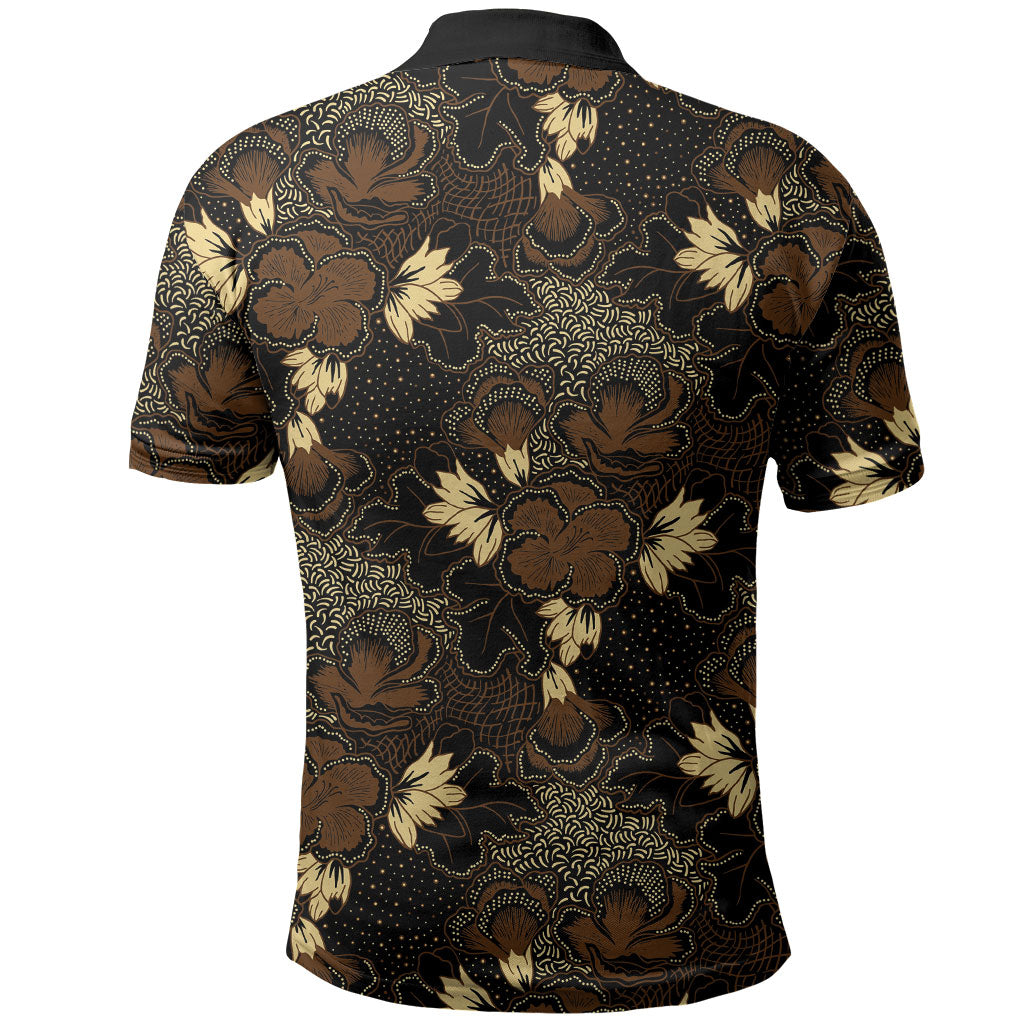 Javanese Batik Semen Polo Shirt Indonesian Traditional Pattern LT01 - Polynesian Pride