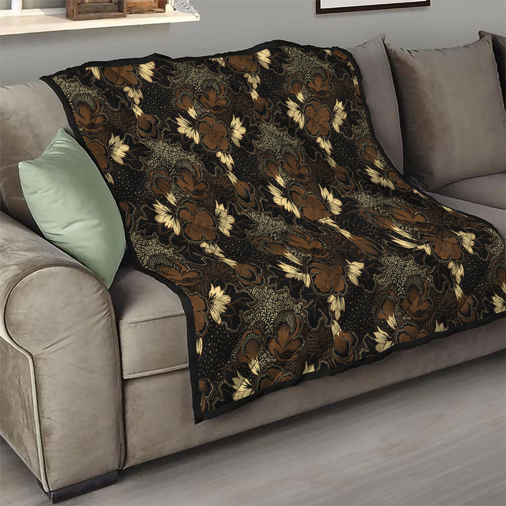 Javanese Batik Semen Quilt Indonesian Traditional Pattern