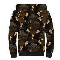 Javanese Batik Semen Sherpa Hoodie Indonesian Traditional Pattern LT01 - Polynesian Pride