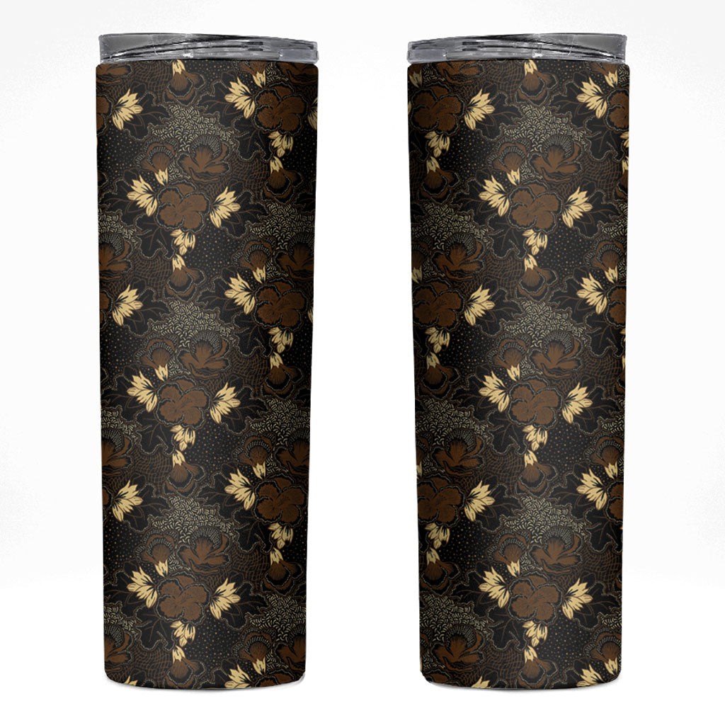 Javanese Batik Semen Skinny Tumbler Indonesian Traditional Pattern