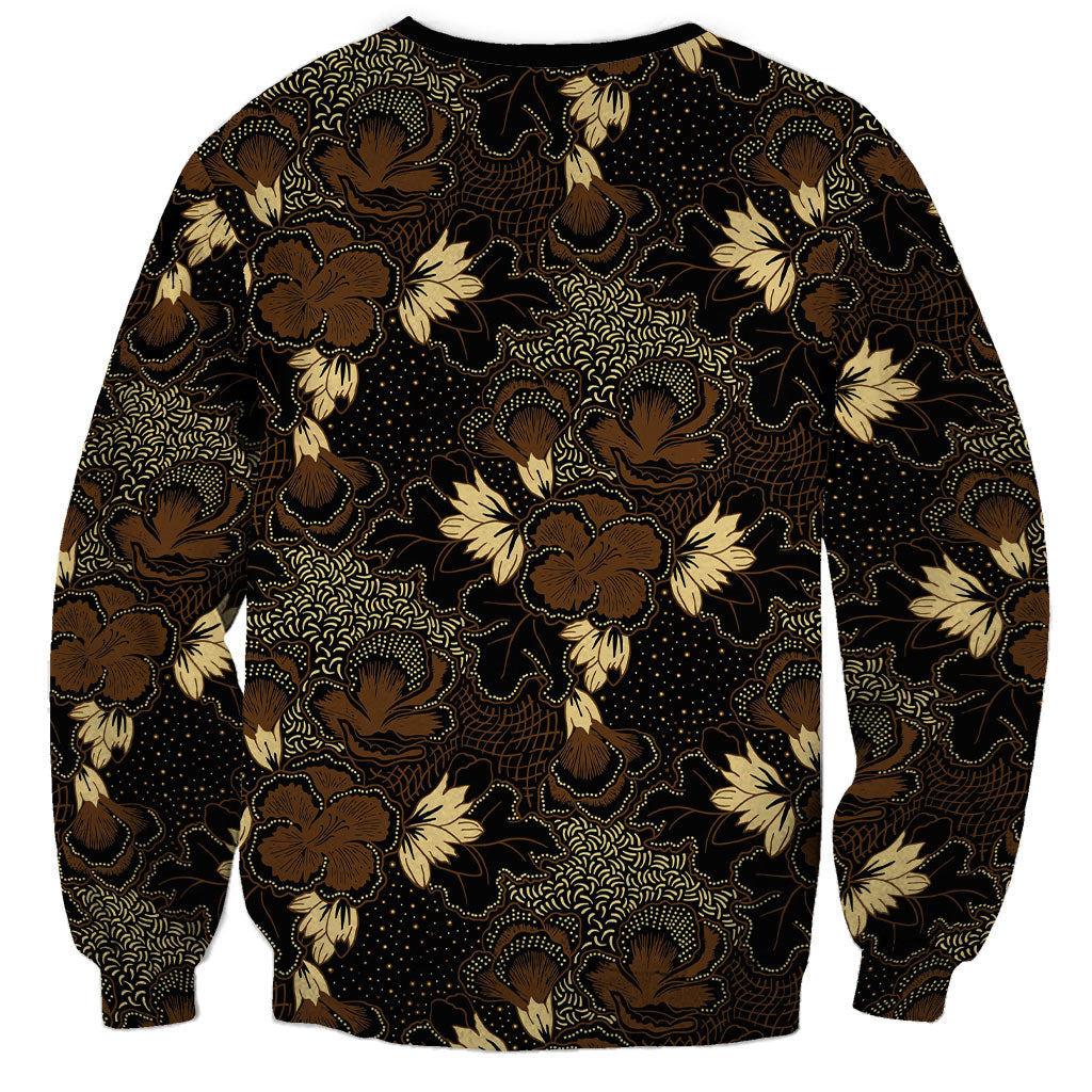 Javanese Batik Semen Sweatshirt Indonesian Traditional Pattern LT01 - Polynesian Pride