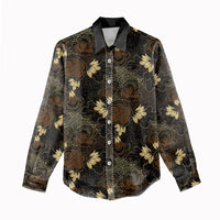 Javanese Batik Semen Women Casual Shirt Indonesian Traditional Pattern