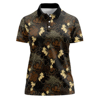 Javanese Batik Semen Women Polo Shirt Indonesian Traditional Pattern