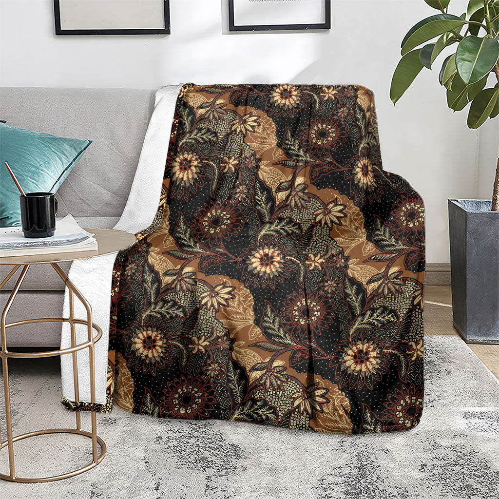 Batik Pedalaman Semen Lereng Style Blanket Indonesian Traditional Pattern