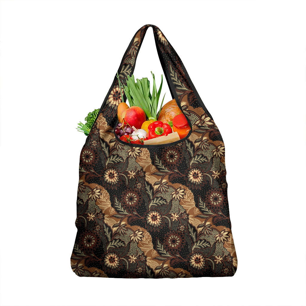 Batik Pedalaman Semen Lereng Style Grocery Bag Indonesian Traditional Pattern