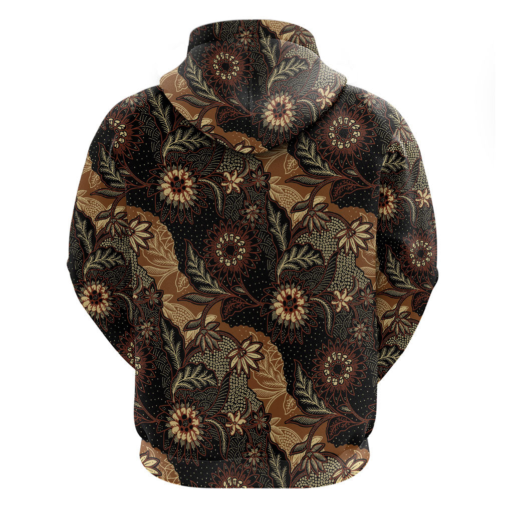 Batik Pedalaman Semen Lereng Style Hoodie Indonesian Traditional Pattern