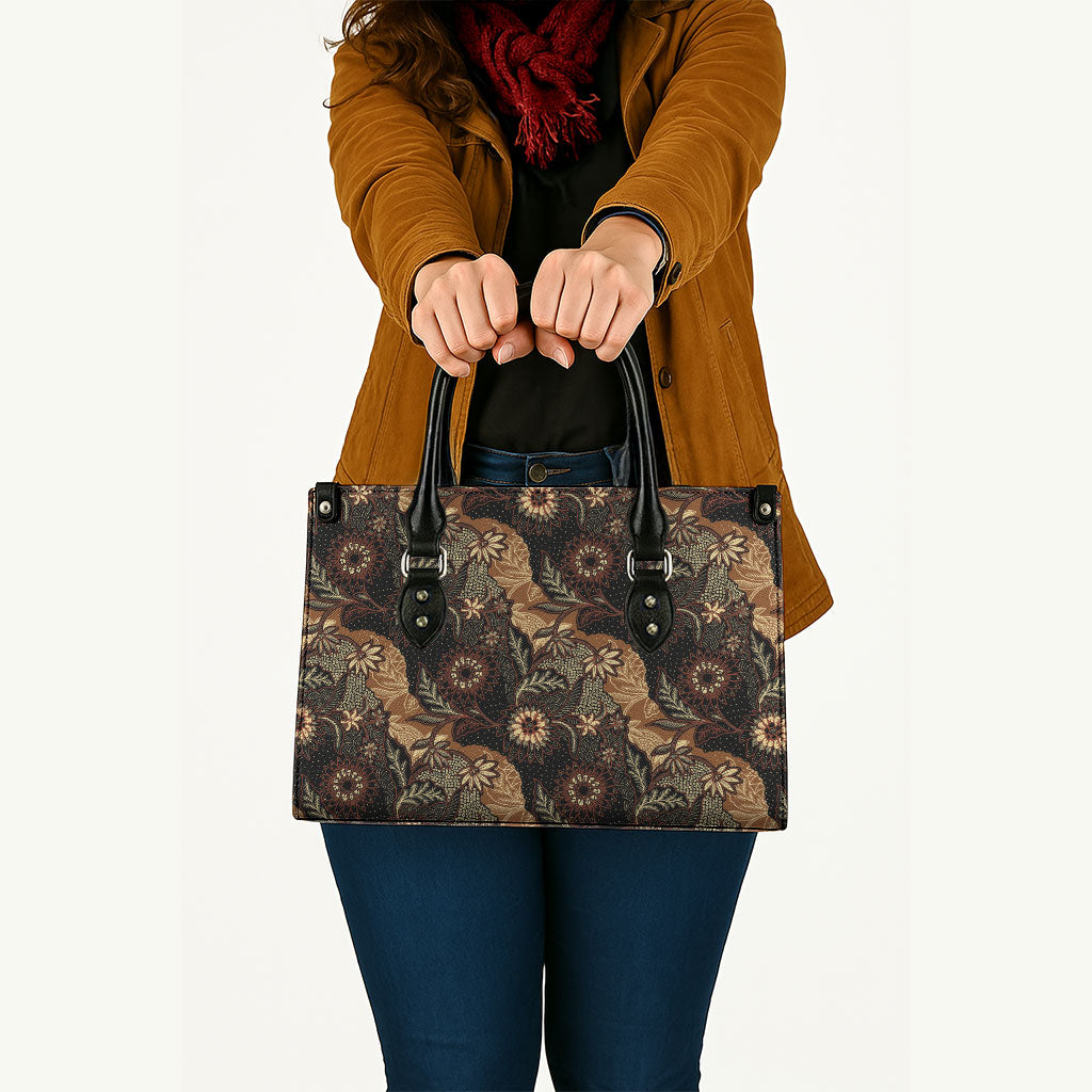 Batik Pedalaman Semen Lereng Style Leather Bag Indonesian Traditional Pattern