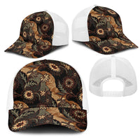 Batik Pedalaman Semen Lereng Style Mesh Trucker Cap Indonesian Traditional Pattern