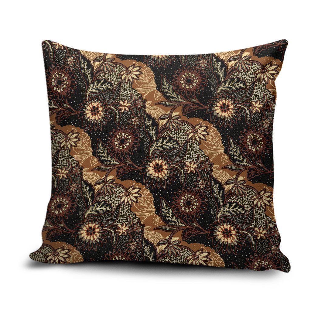 Batik Pedalaman Semen Lereng Style Pillow Cover Indonesian Traditional Pattern
