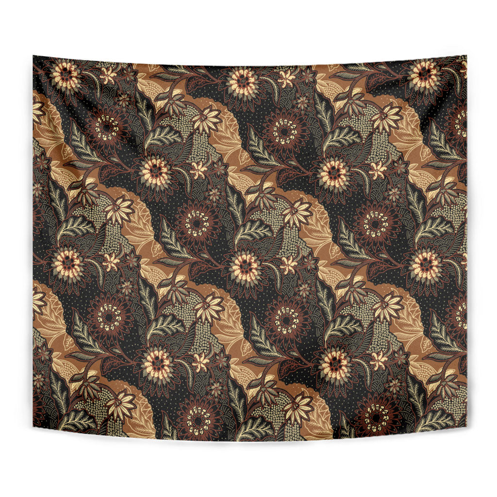 Batik Pedalaman Semen Lereng Style Tapestry Indonesian Traditional Pattern